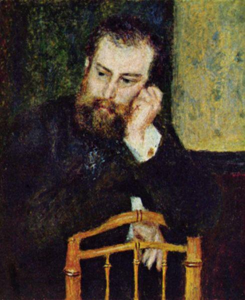 Alfred Sisley Portrait d Alfred Sisley oil painting picture